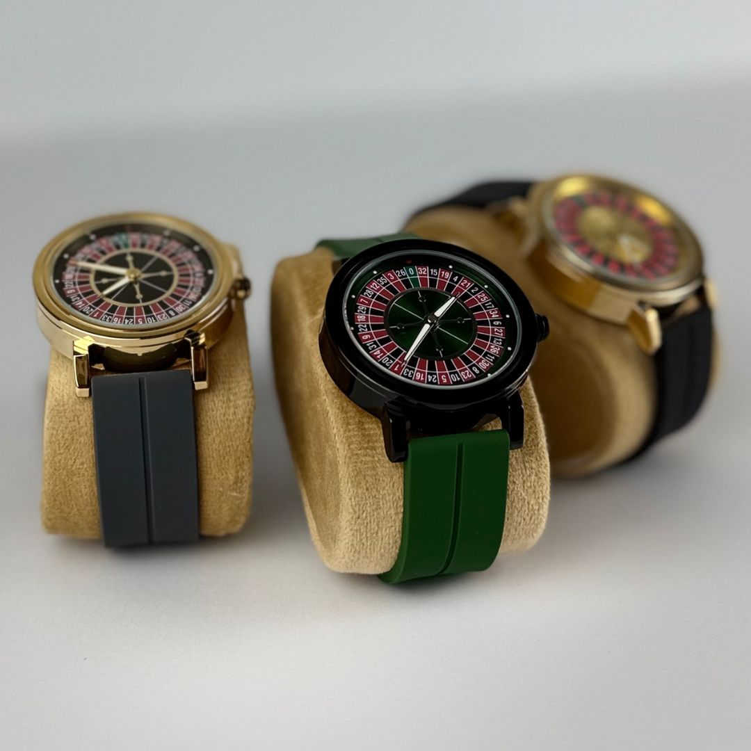 Roulette Wheel-Inspired Watch – Stylish Gift for Gamers & Trendsetters