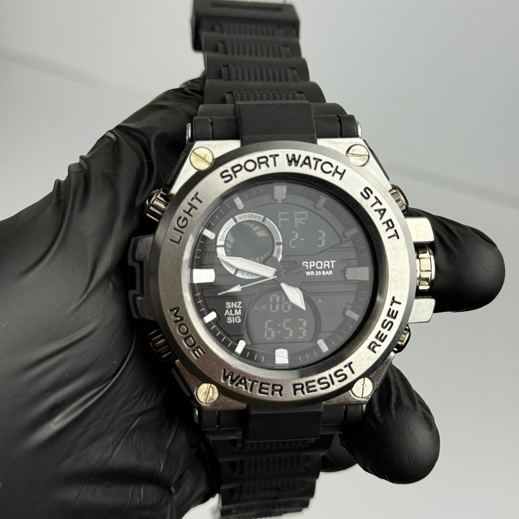 Heavy-Duty Digital-Analog Watch – Perfect for Active Lifestyles with Full Waterproof Protection