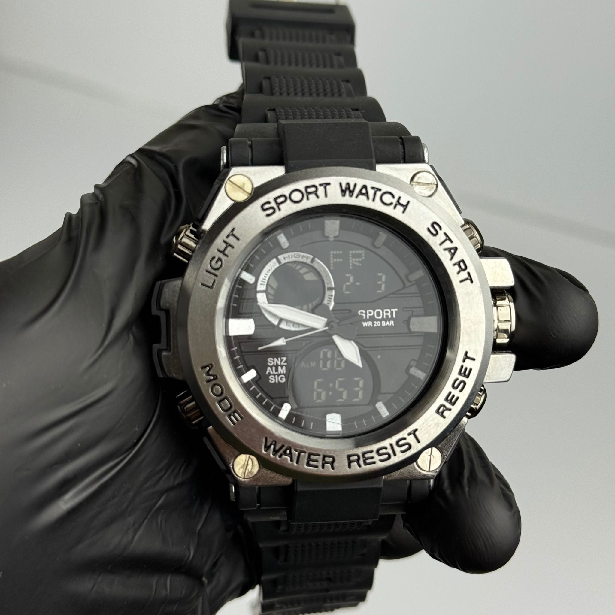 Heavy-Duty Digital-Analog Watch – Perfect for Active Lifestyles with Full Waterproof Protection